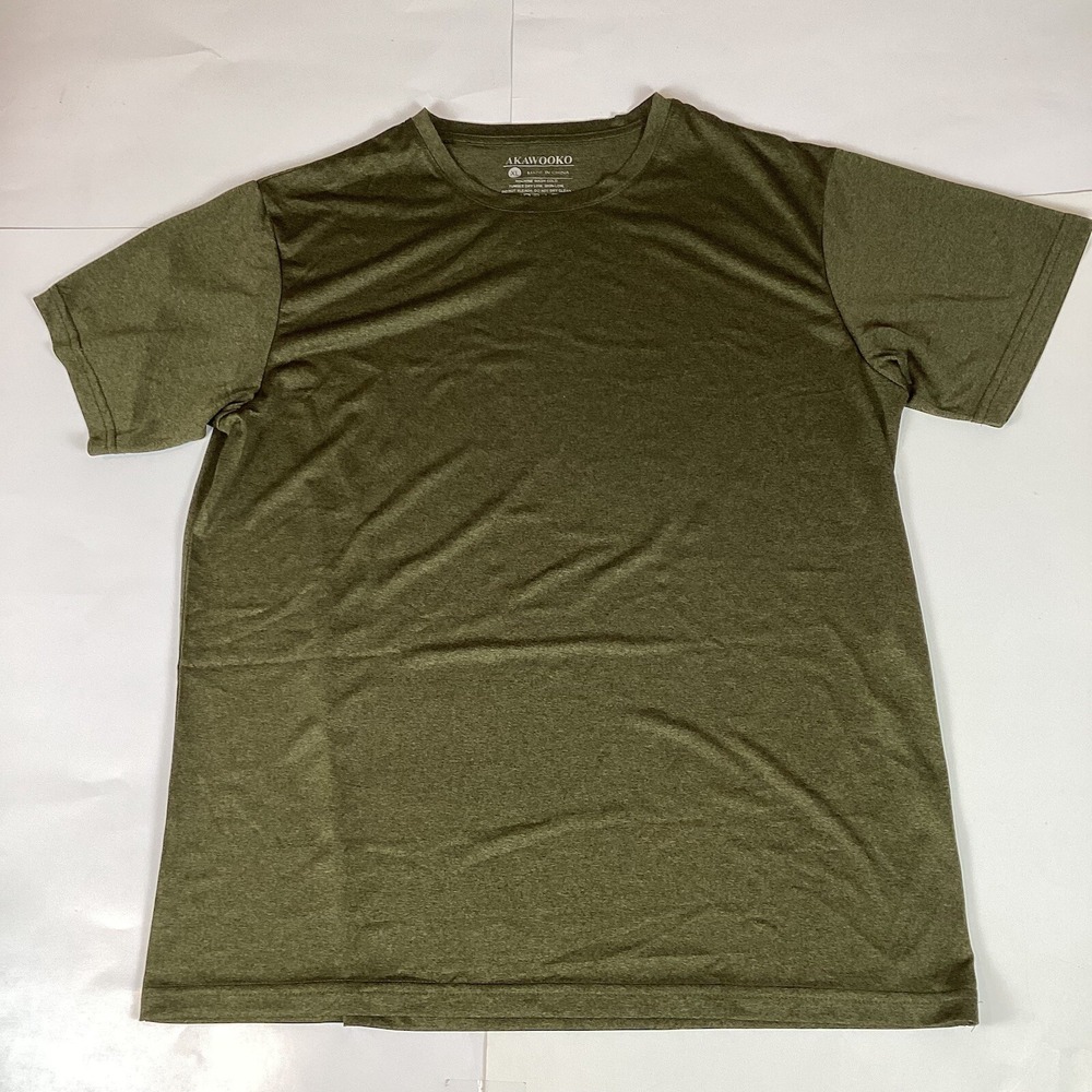 Akawooko Mens T Shirt Size XL Extra Large Short Sleeve Comfort Stretch Casual